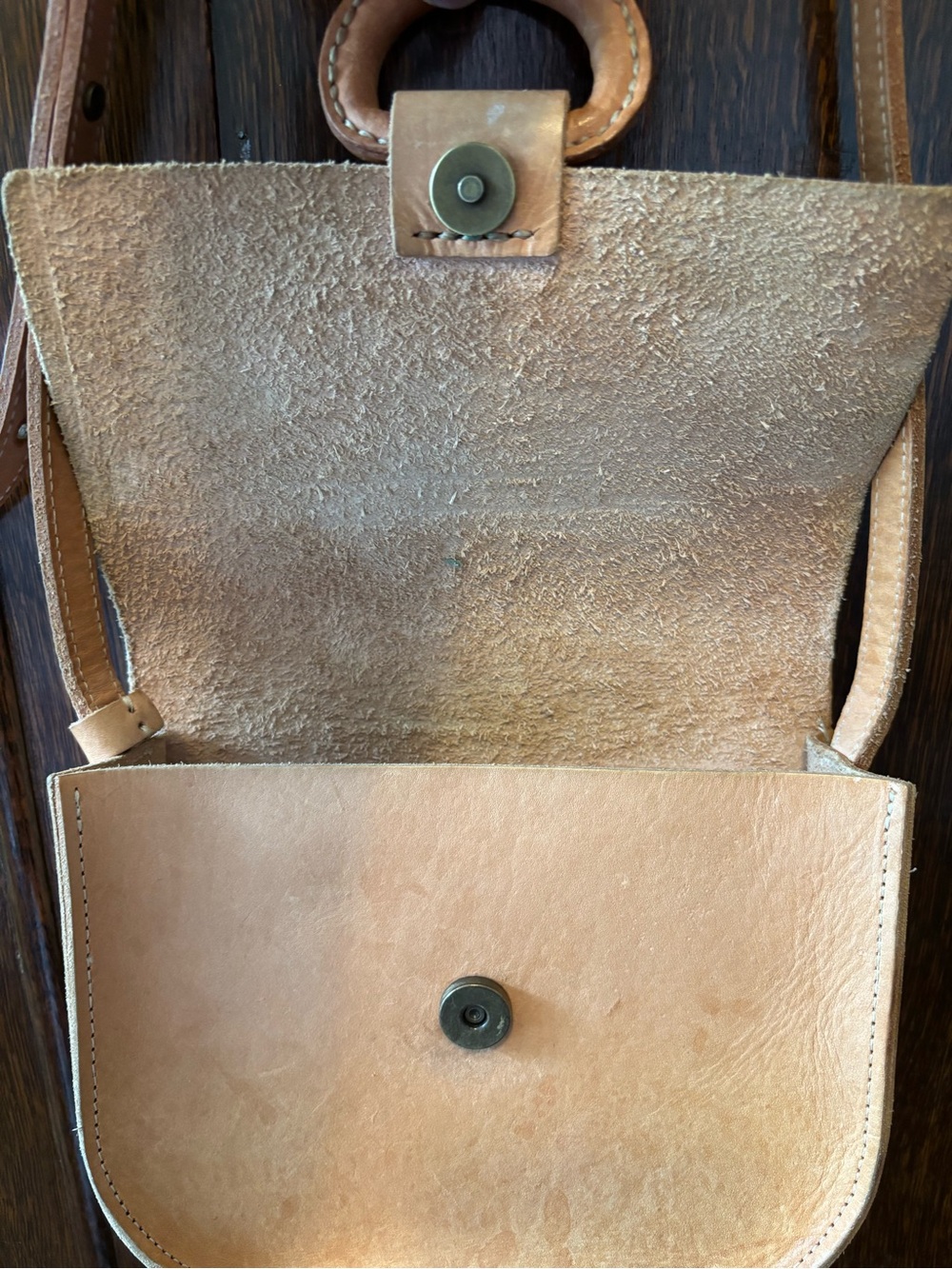 Crescioni Leather Shoulder / Crossbody Bag - Picture 7 of 11